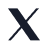 X (formerly Twitter) logo